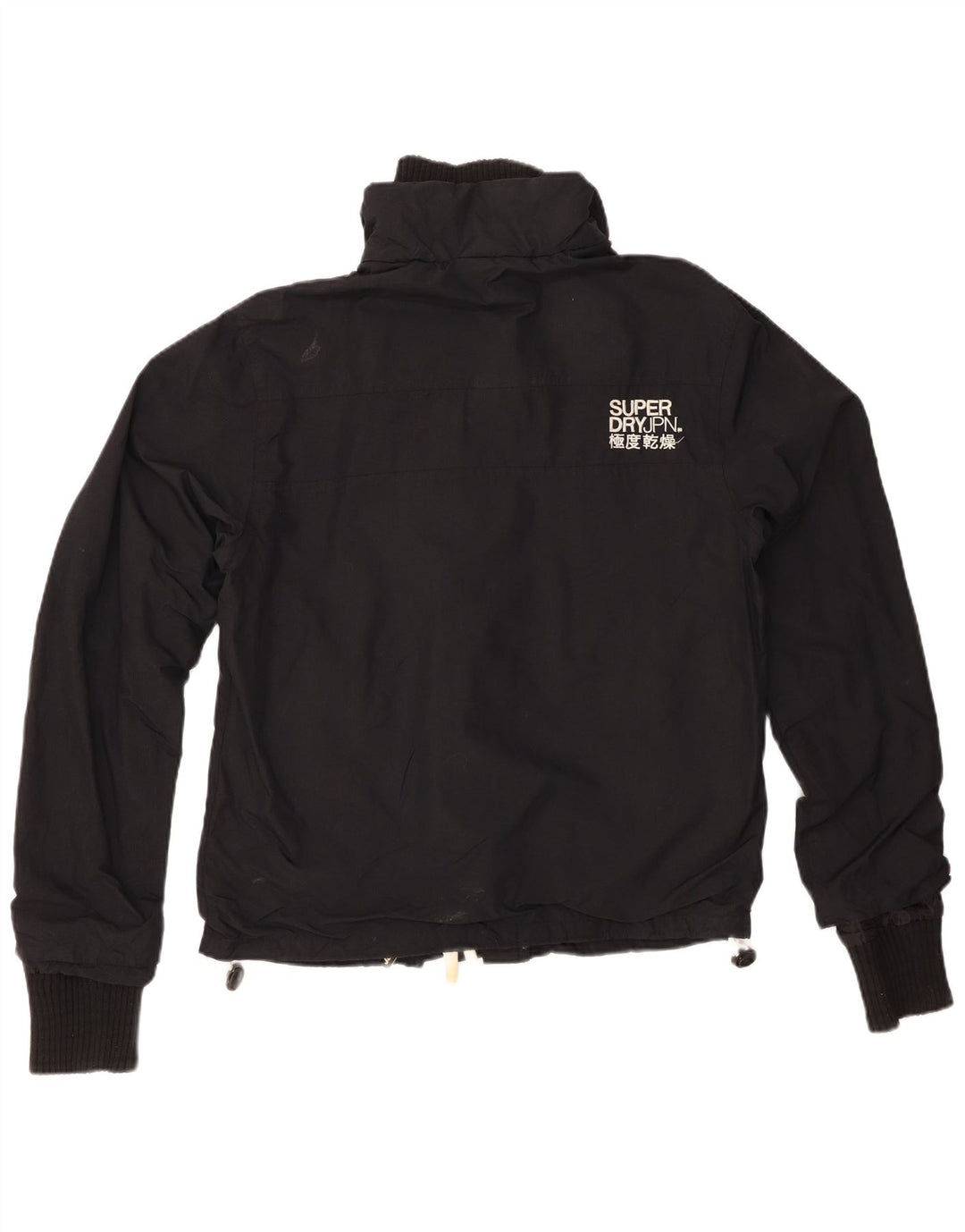 Jaqueta corta-vento feminina SUPERDRY The Windcheater UK 14 médio preto