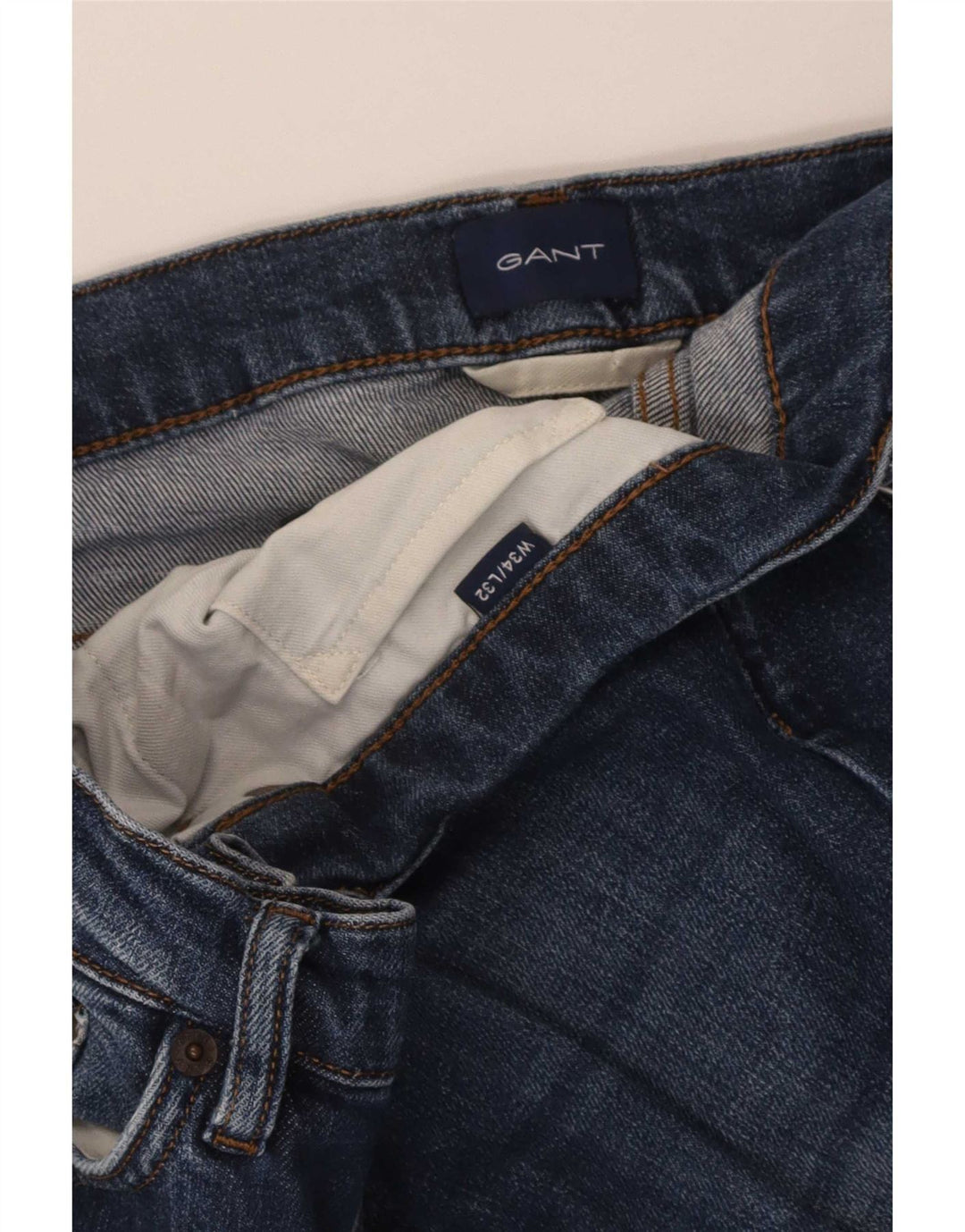 Jeans retos masculinos Gant W34 L32 azul