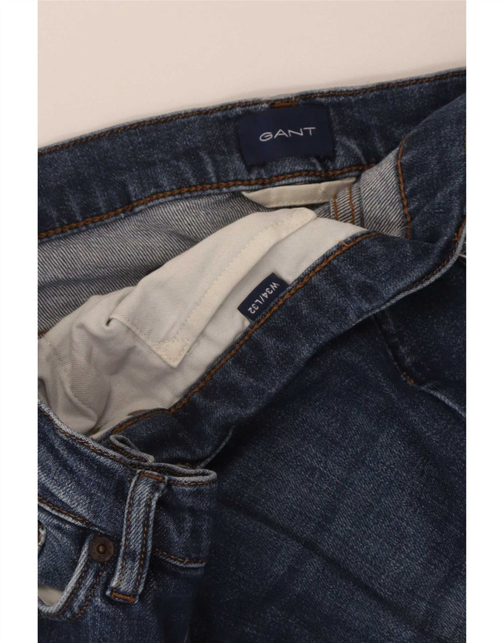 Jeans retos masculinos Gant W34 L32 azul
