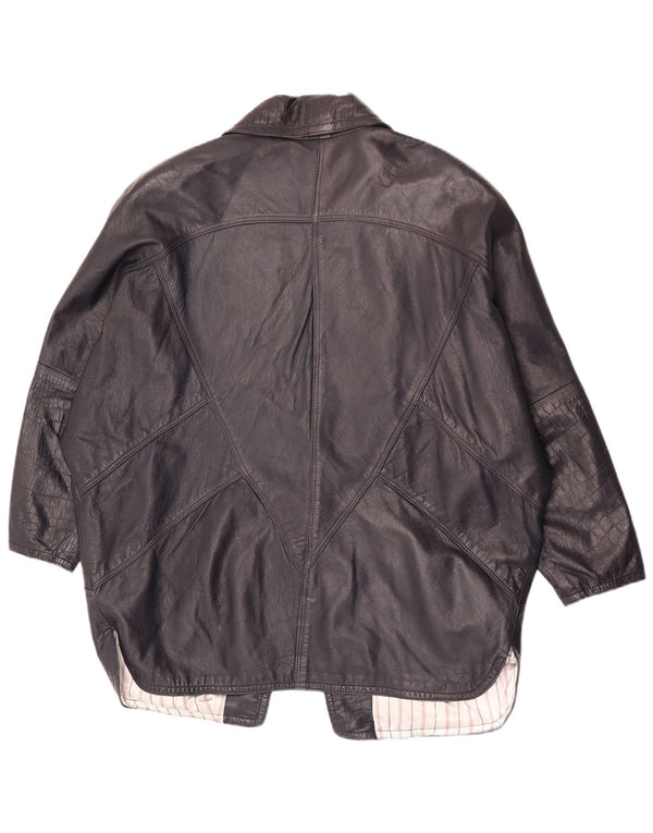 Jaqueta feminina vintage oversized EU 40 Médio Roxo