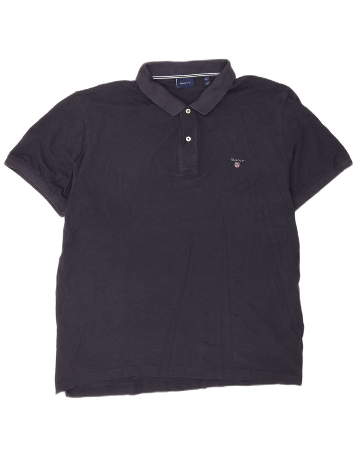 Camisa polo masculina Gant 3XL algodão azul marinho