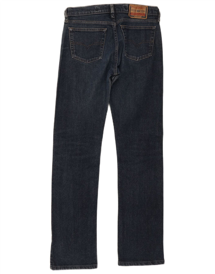 DIESEL Jeans retos femininos W27 L30 algodão azul marinho