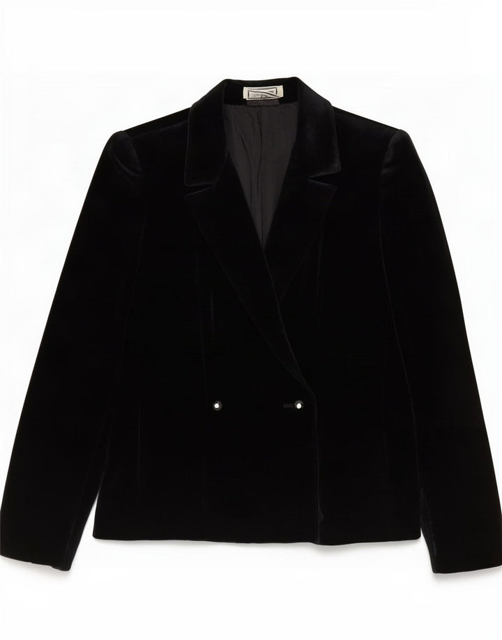 Jaqueta blazer feminina de veludo Luisa Spagnoli IT 42 médio preto