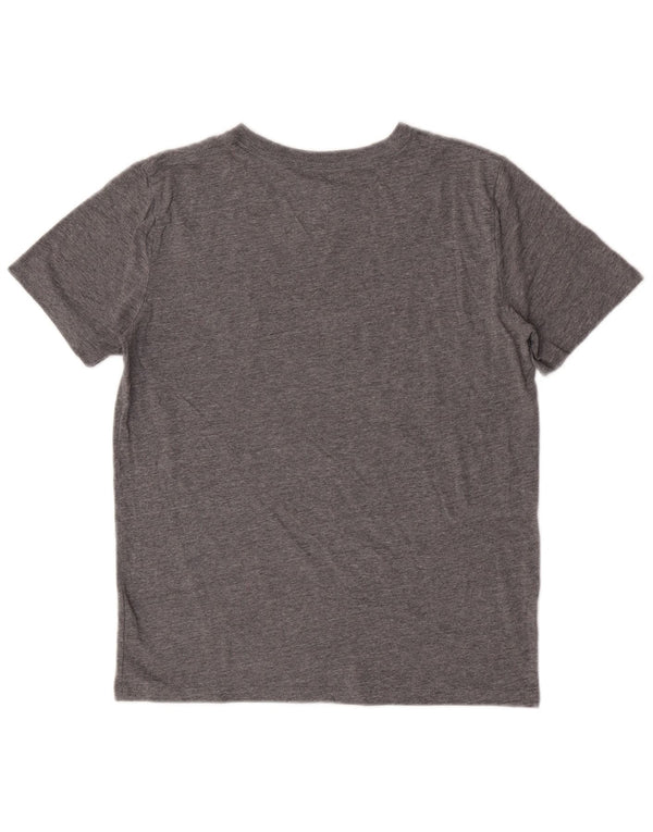 Camiseta Adidas Meninos Graphic Top 14-15 Anos Grande Algodão Cinza