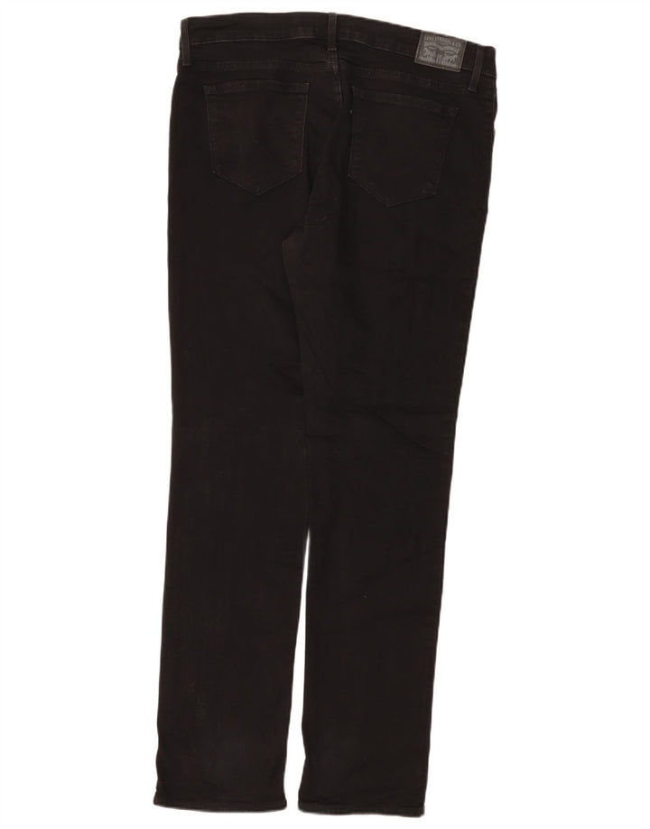 Calça jeans feminina Levi's 312 Shaping Slim W32 L32 algodão preto