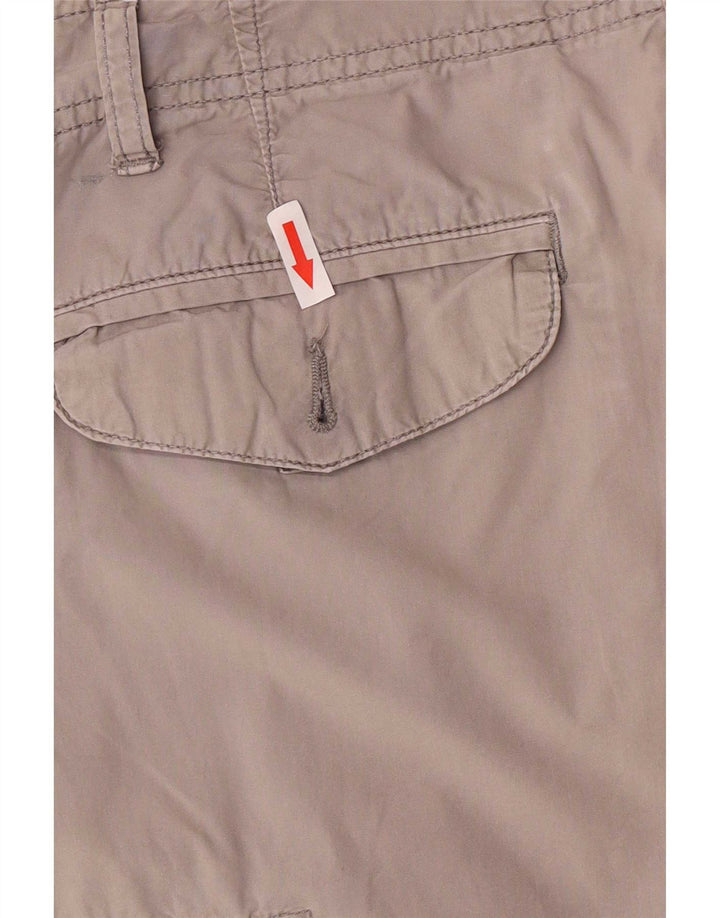 Napapijri Mens Cargo Shorts Grande W35 Cinza
