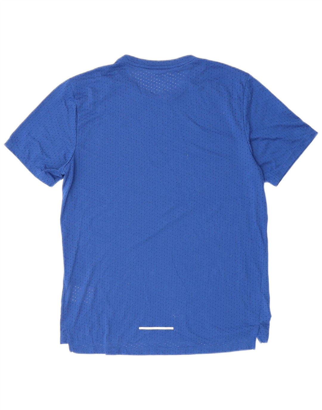 Nike Mens Dri Fit Camiseta Top Médio Azul Poliéster