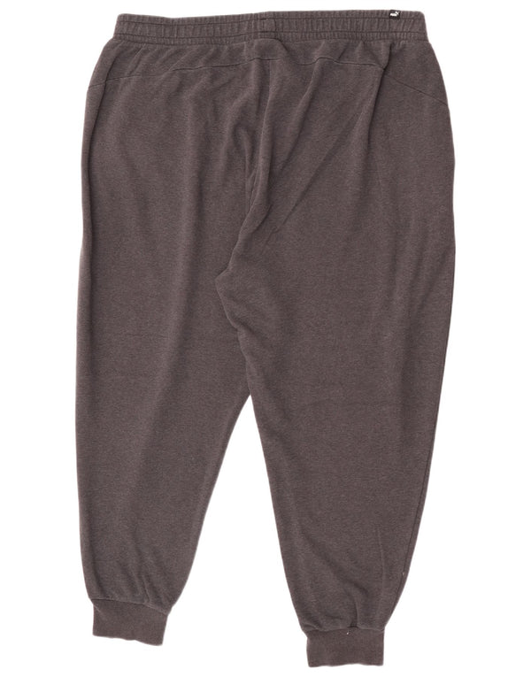 Calça de treino masculina Puma Joggers 3XL algodão cinza