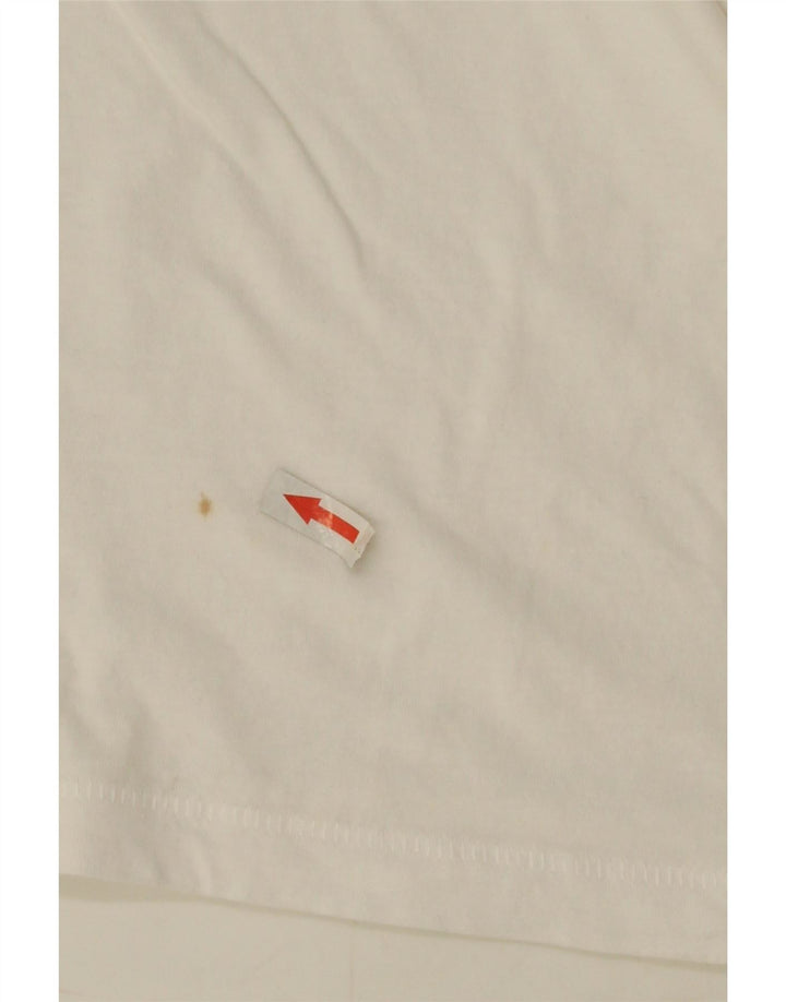 Camiseta masculina French Connection Top 2XL algodão colorblock branco