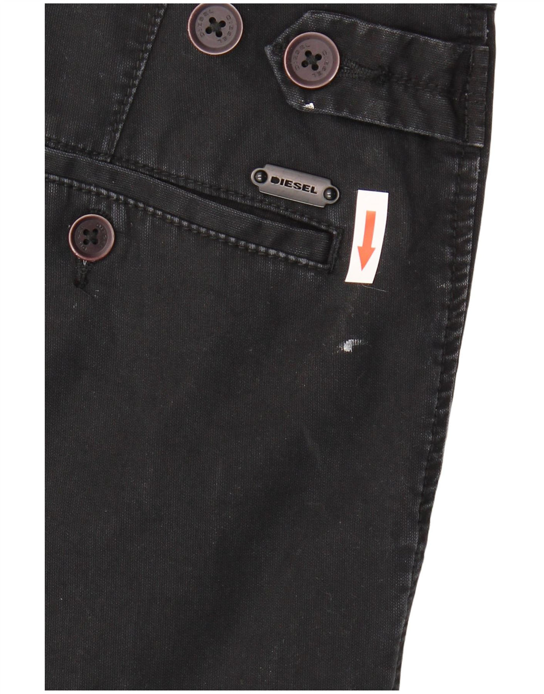 Calça masculina Diesel Slim Suit W30 L31 algodão preto
