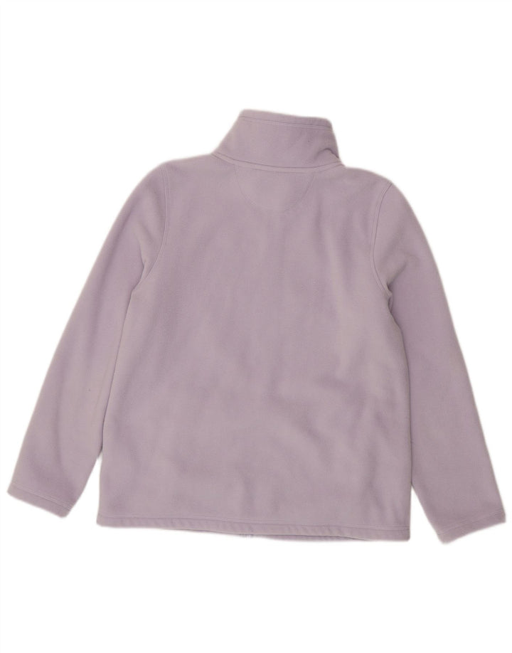 Jaqueta de lã gráfica feminina Dkny UK 16 grande poliéster roxo