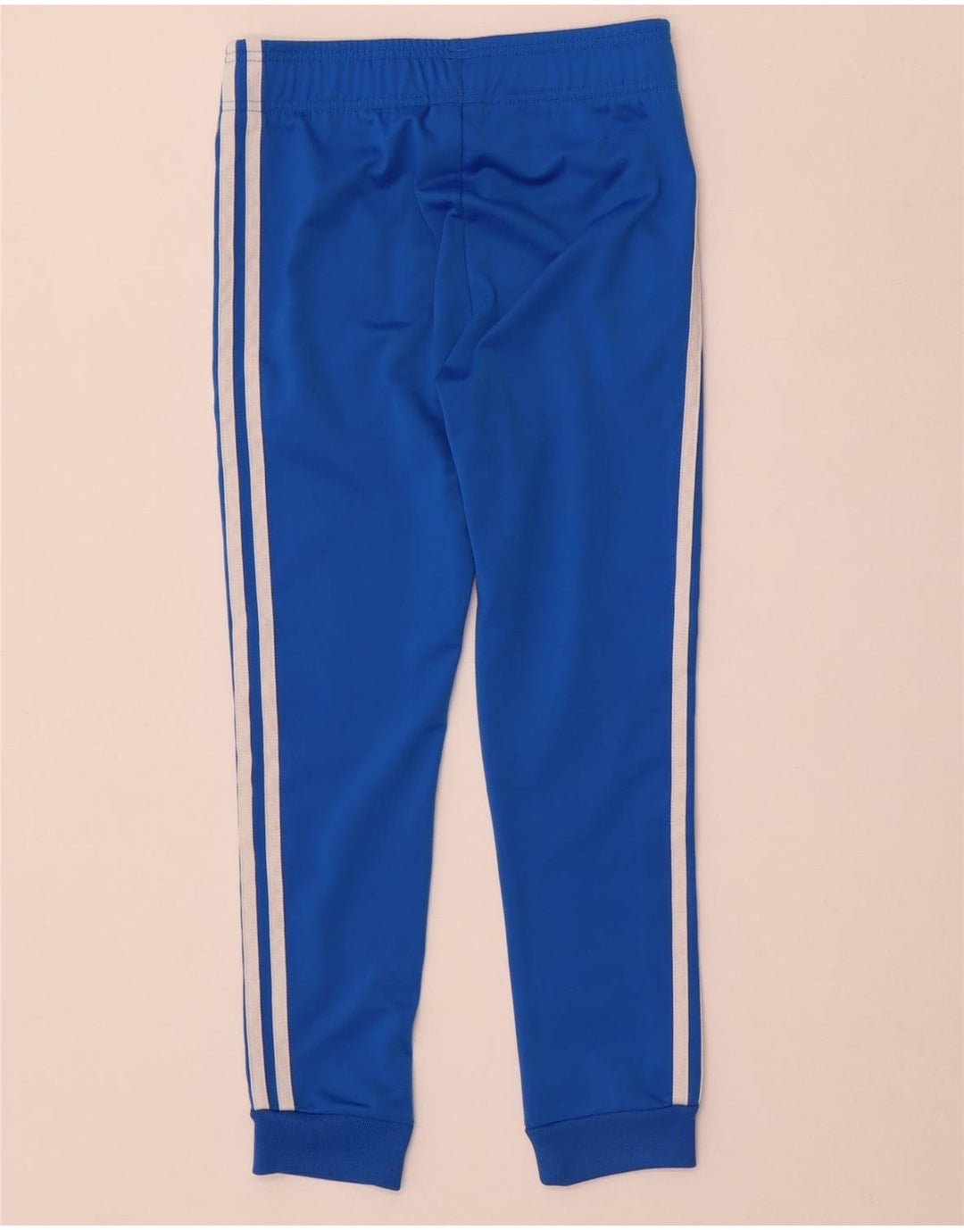 Adidas meninos calças de treino joggers 9-10 anos azul poliéster