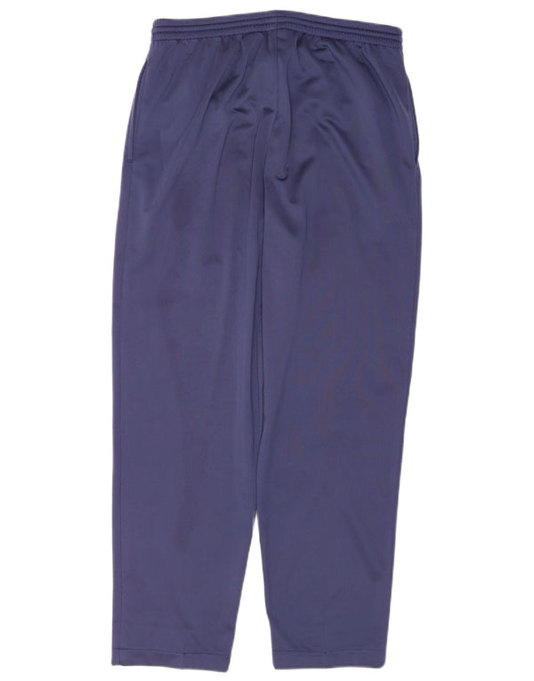 Calça de treino feminina Lotto UK 16 grande poliéster azul marinho