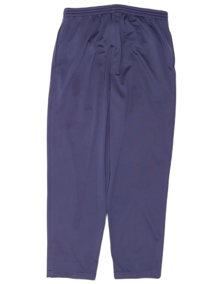 Calça de treino feminina Lotto UK 16 grande poliéster azul marinho