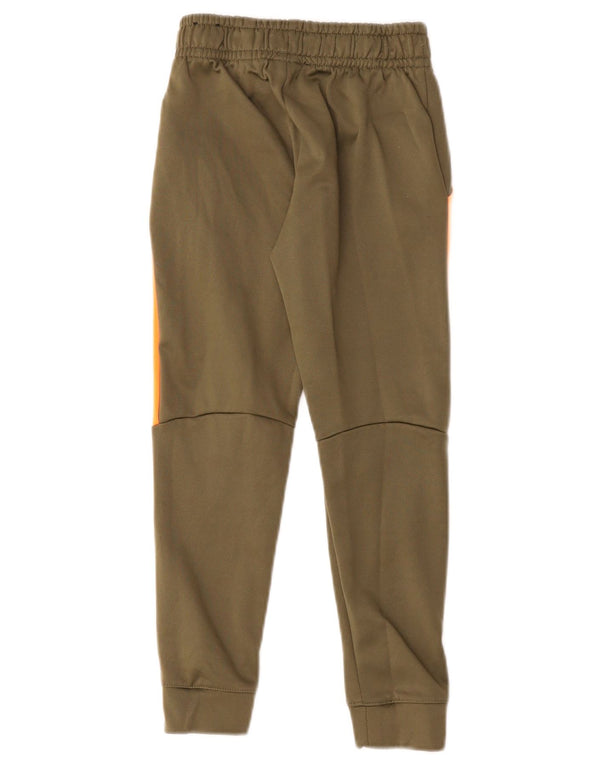 Nike Meninos Dri Fit Calças de treino Joggers 6-7 anos XS Khaki Colourblock