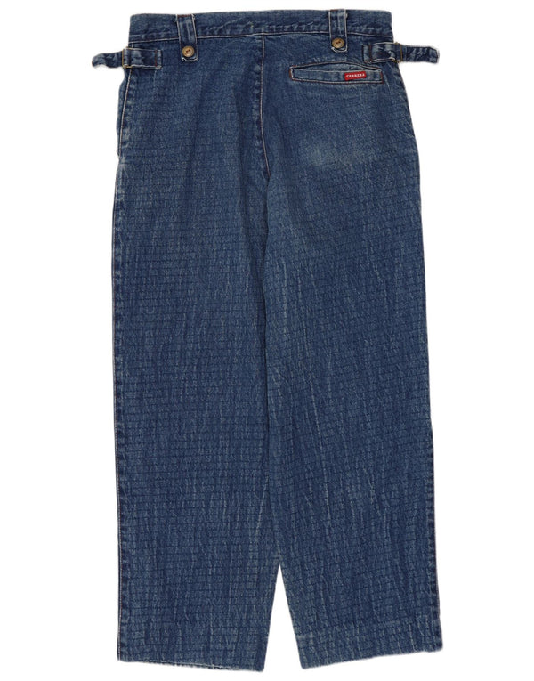 Carrera Mens Straight Jeans W32 L26 Azul Algodão