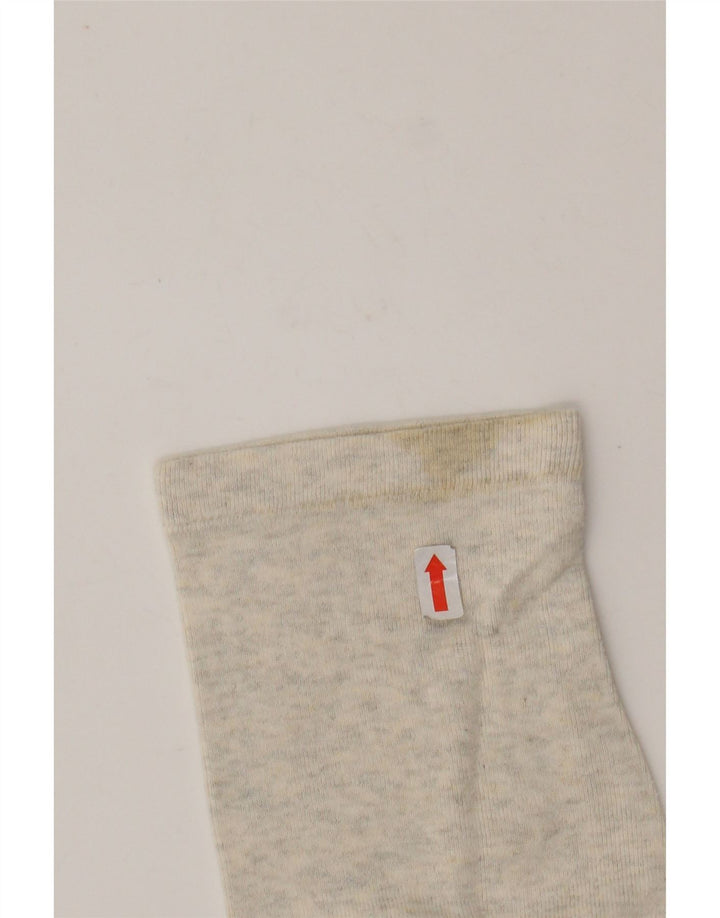 Top feminino POLO RALPH LAUREN manga comprida Reino Unido 14 grande algodão manchado cinza