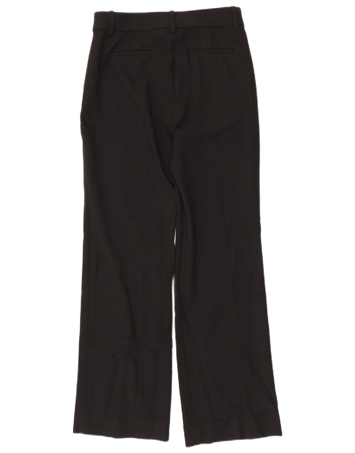 J. CREW Calça Chino Feminina Reta US 6 Médio W30 L31 Poliéster Preto