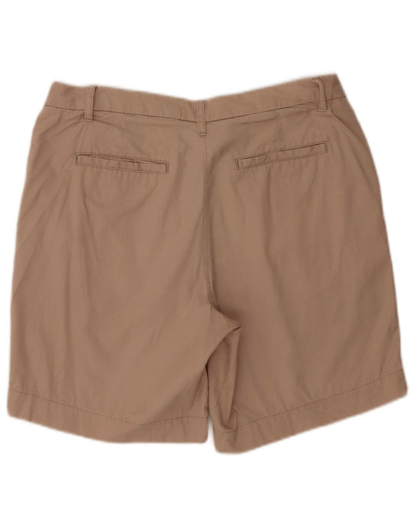 Shorts Chino Feminino Marks & Spencer Reino Unido 12 Médio W32 Algodão Bege