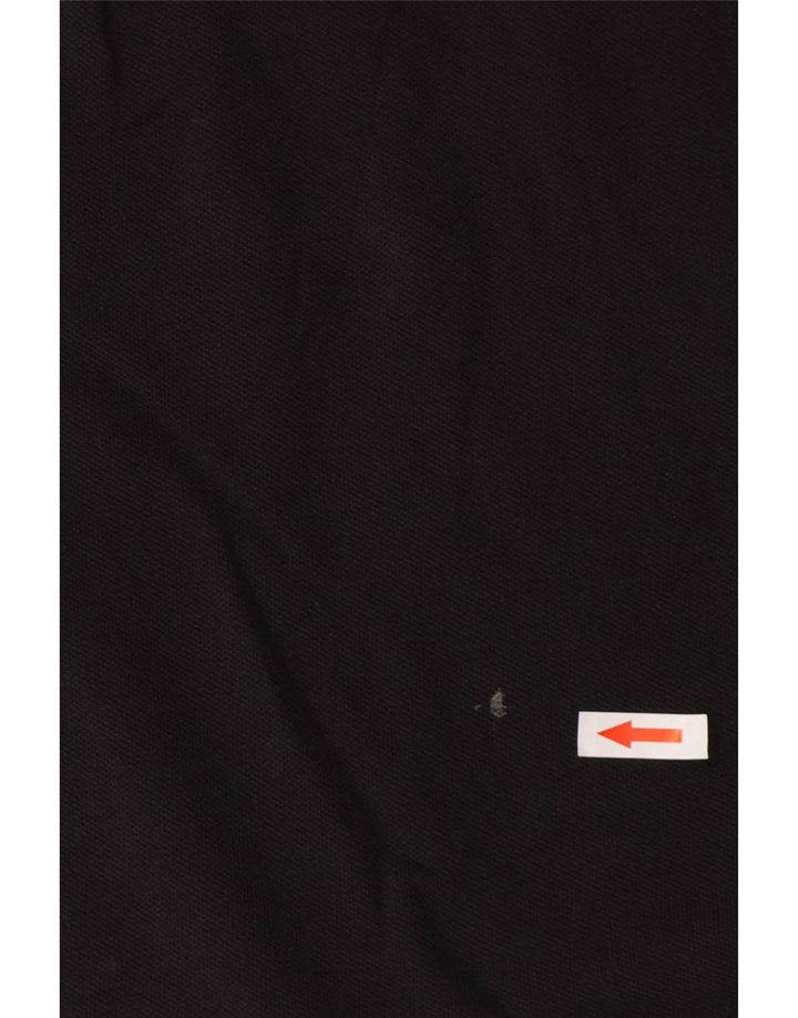 Camisa polo masculina Adidas médio algodão preto