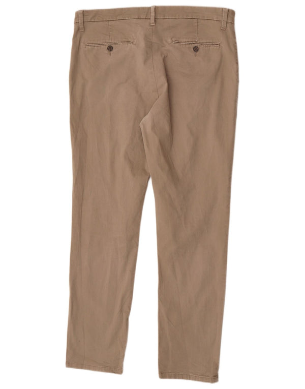 Calça Chino Masculina Slim Marks & Spencer W36 L31 Algodão Bege