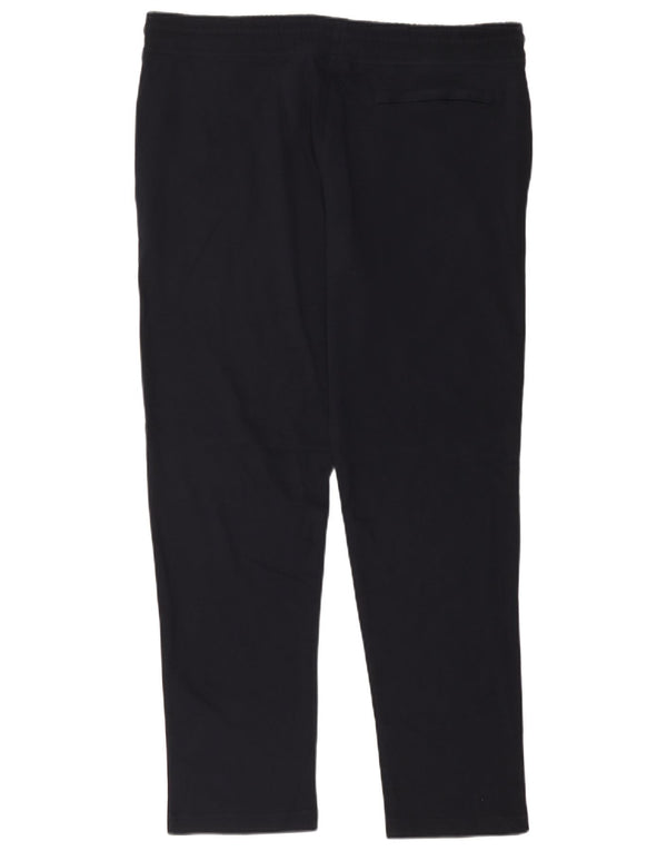 Calça de treino feminina Marks & Spencer Reino Unido 18 XL azul marinho algodão