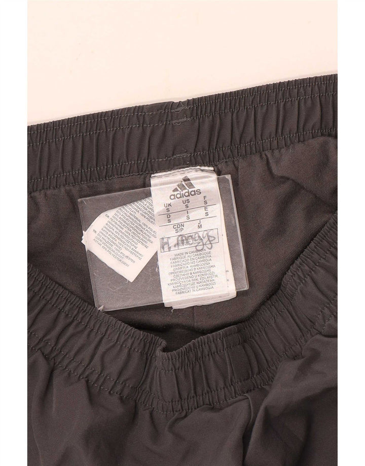 Adidas Mens Calças de treino Joggers Pequeno Poliéster Cinza