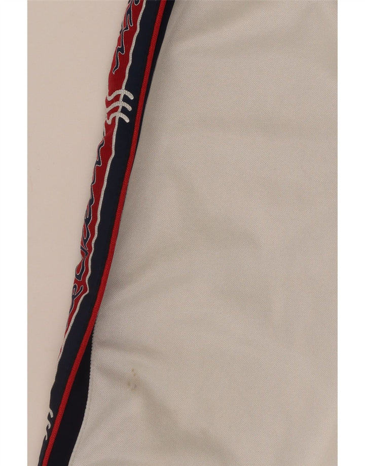 Jaqueta de agasalho gráfico masculino vintage médio bloco colorido azul marinho