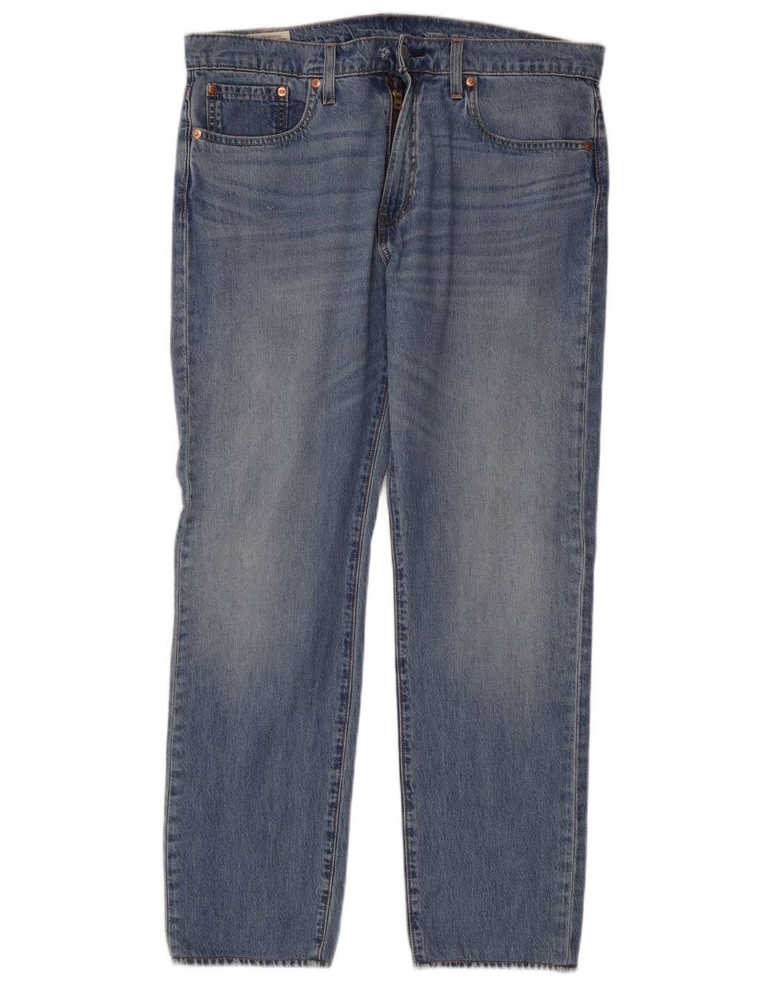 Levi's Masculino 502 Tapered Jeans W33 L32 Azul Algodão