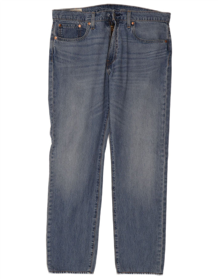 Levi's Masculino 502 Tapered Jeans W33 L32 Azul Algodão