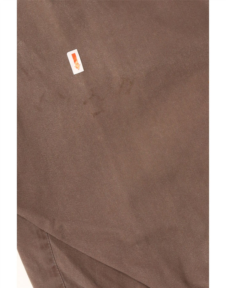 Shorts cargo masculino 40Weft W36 grande algodão cinza