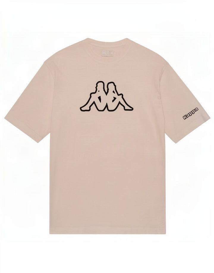 Camiseta gráfica masculina Kappa Top 2XL algodão branco