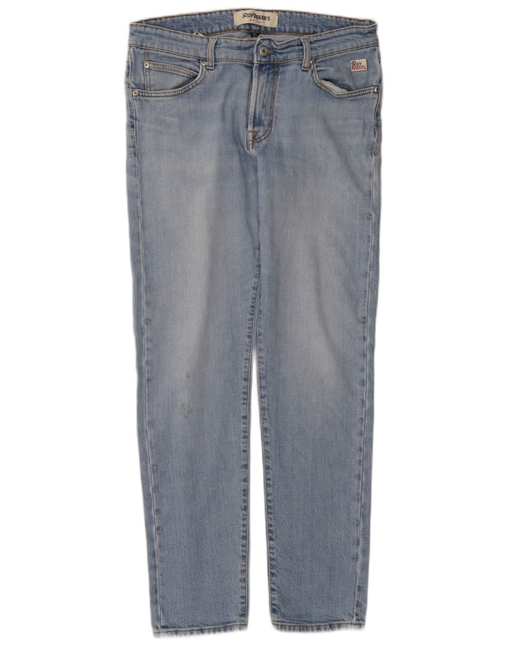 Calça jeans reta masculina Roy Rogers W35 L31 algodão azul