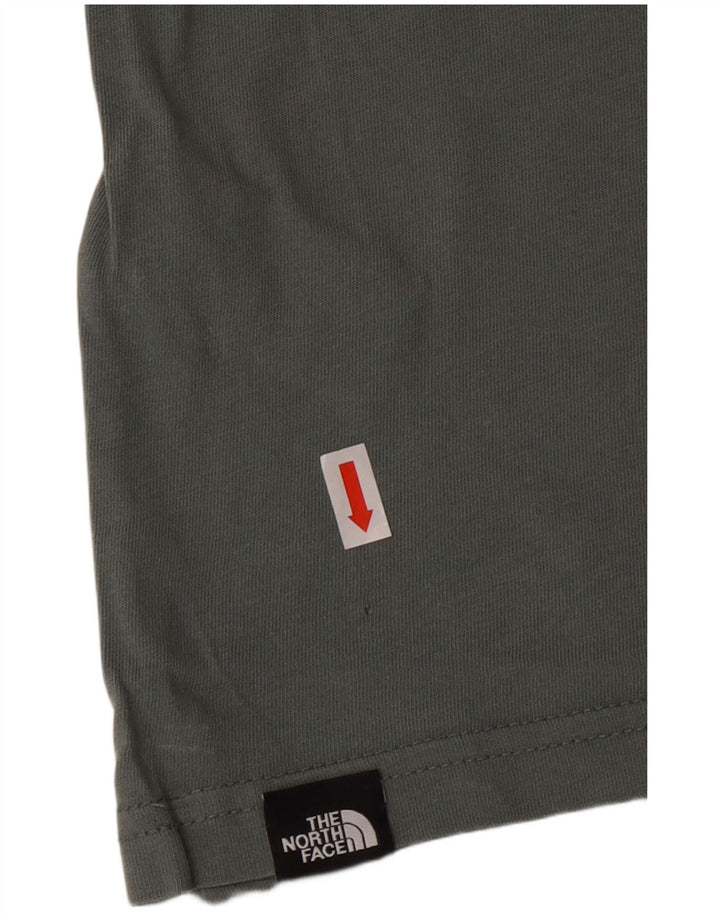 THE NORTH FACE Mens Camiseta Top XS Algodão Verde