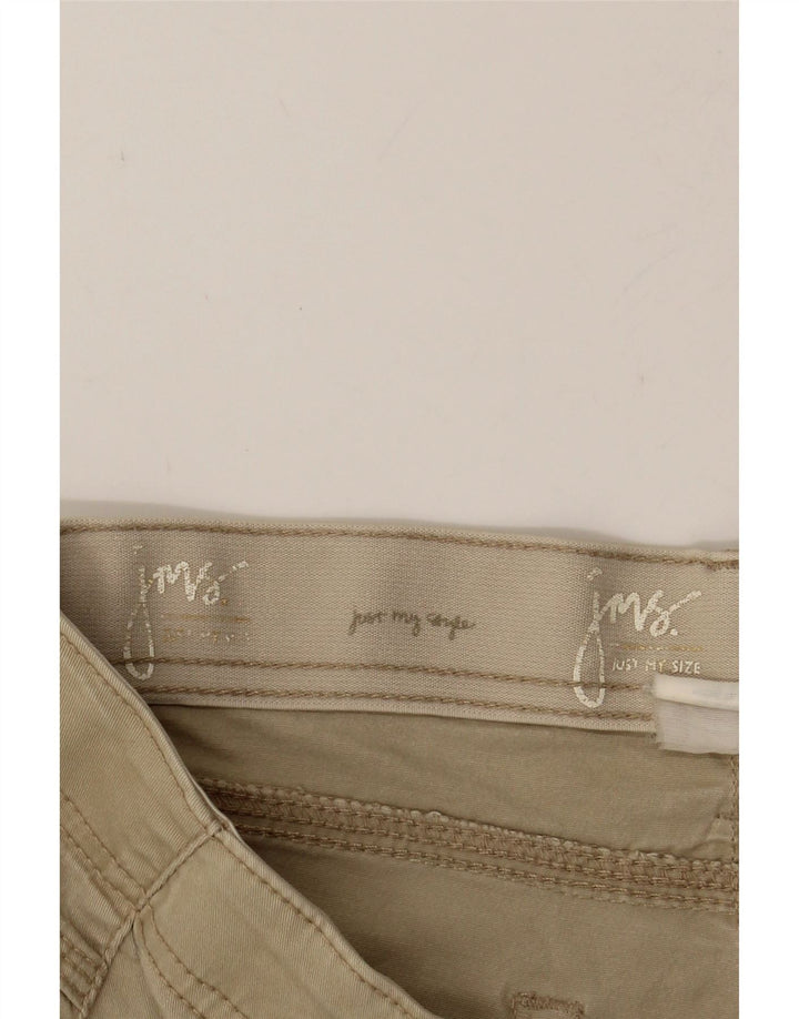 VINTAGE Womens Straight Capri Trousers W34 L20 Beige Vintage Vintage and Second-Hand Vintage from Messina Hembry 
