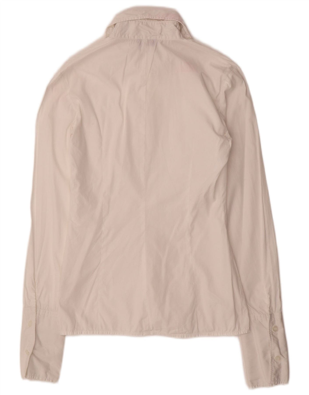 Camisa feminina Max & Co. UK 12 algodão branco médio