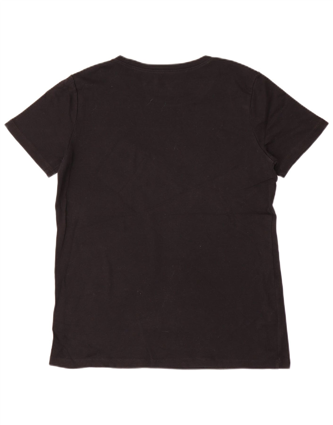 Camiseta feminina EDDIE BAUER UK 18 XL algodão preto
