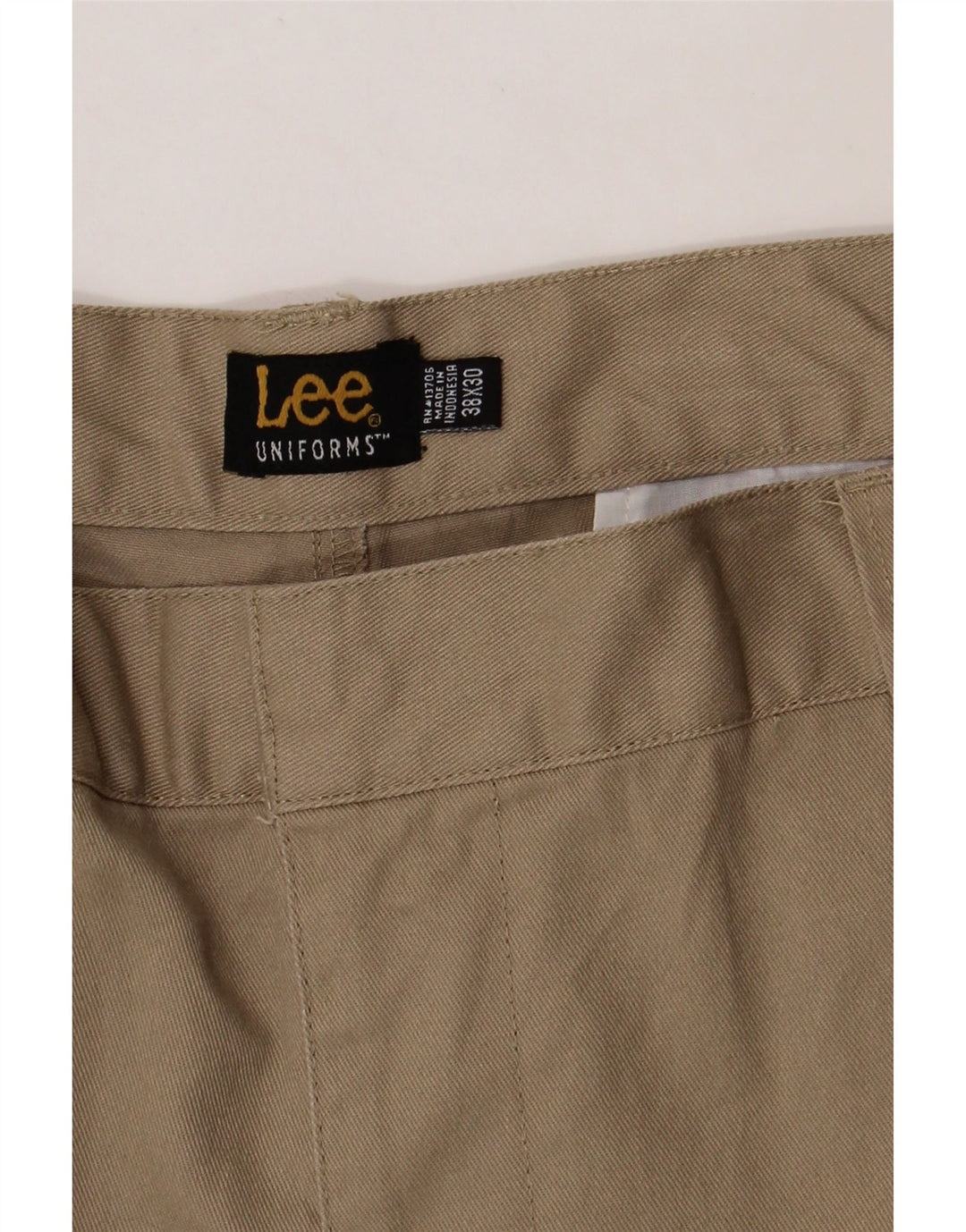 LEE Mens Straight Chino Trousers W38 L30 Beige Cotton Vintage Lee and Second-Hand Lee from Messina Hembry 