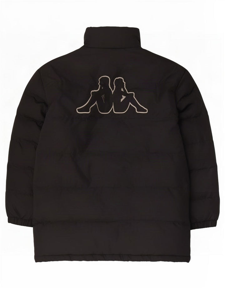 Jaqueta Kappa Boys Graphic Acolchoada 13-14 Anos 2XL Poliéster Preto