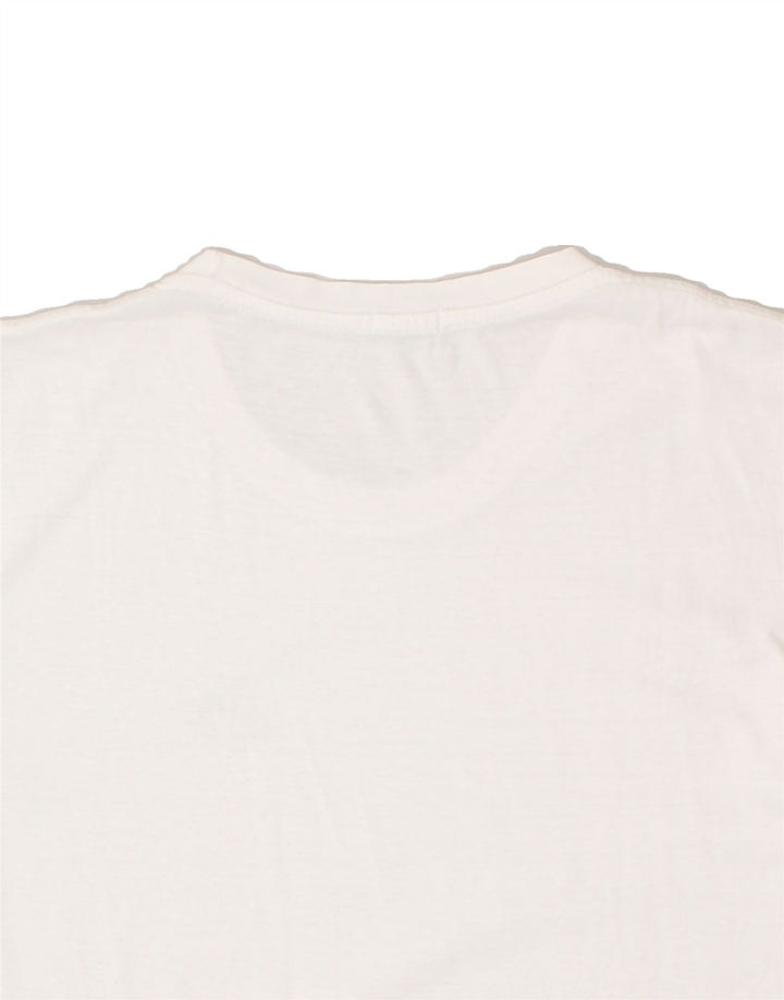 AVIREX Womens T-Shirt Top UK 20 2XL White Cotton Vintage Avirex and Second-Hand Avirex from Messina Hembry 