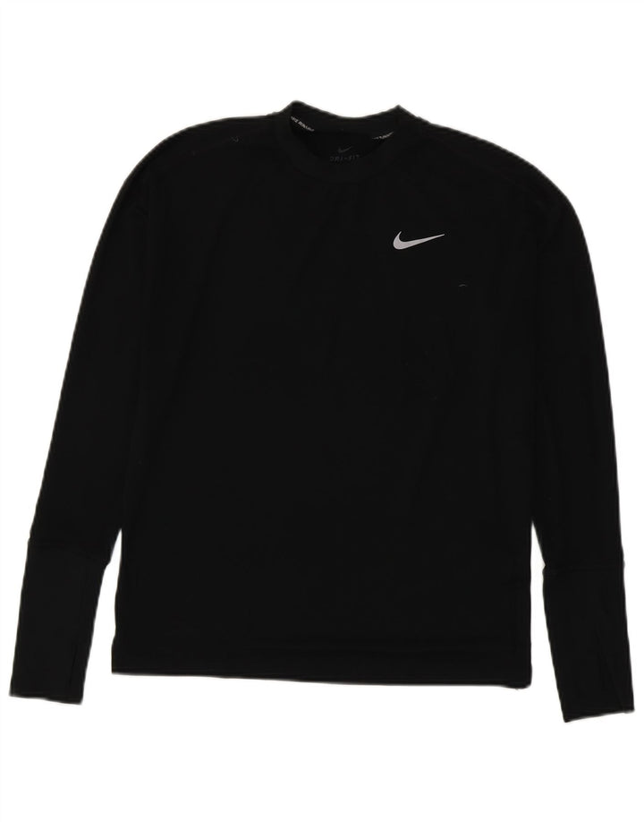 Nike Mens Dri Fit Top Manga Longa XS Poliéster Preto