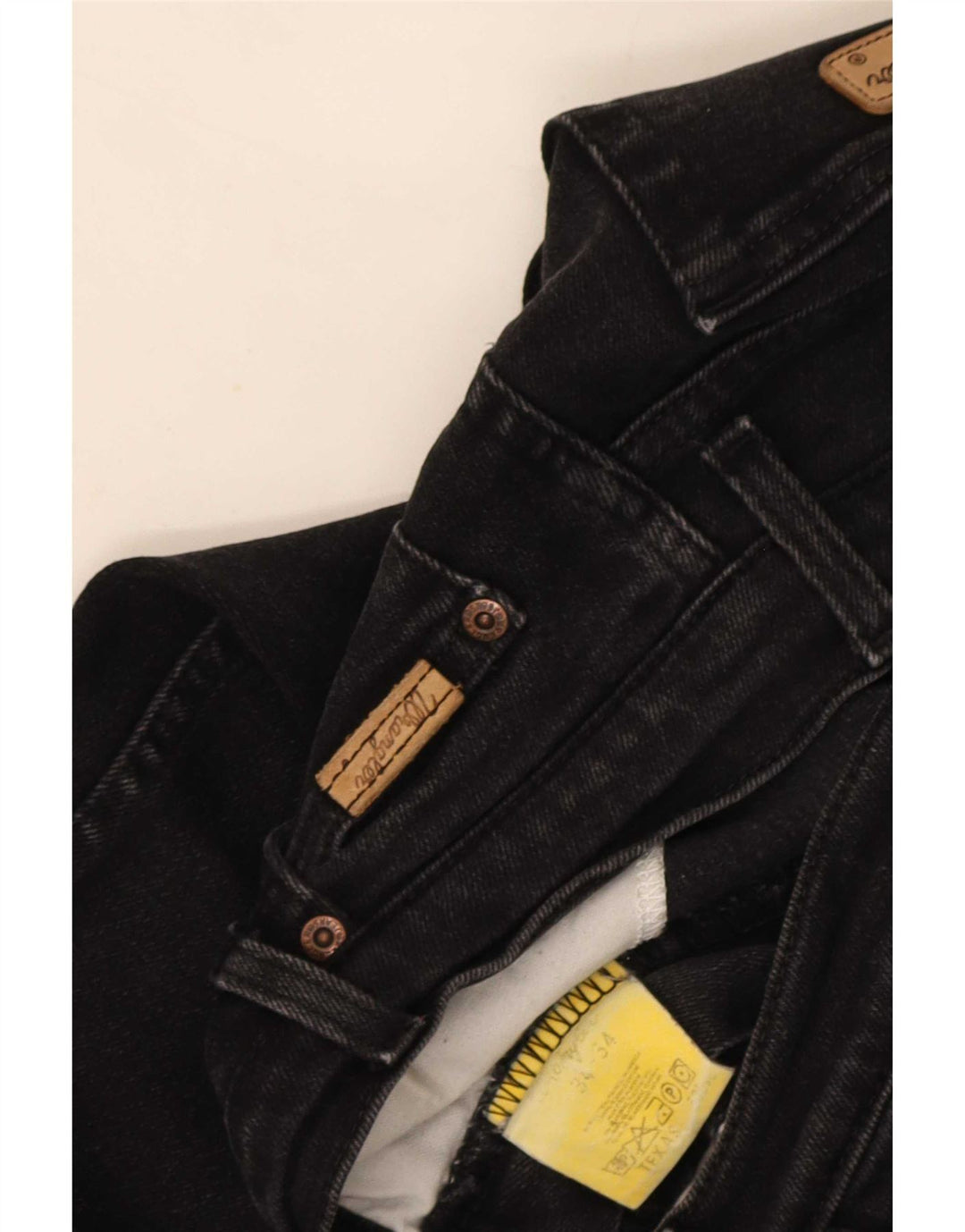 Wrangler Masculino Texas Straight Jeans W34 L27 Preto