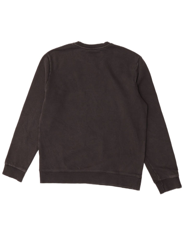 Reebok Mens Moletom Jumper Médio Algodão Preto
