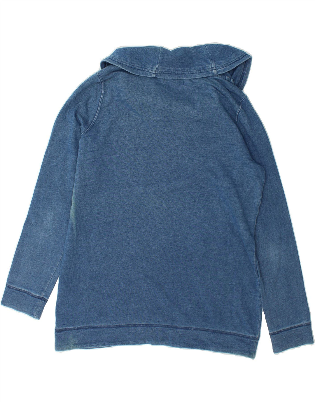 TOMMY HILFIGER Womens Sweatshirt Jumper UK 14 Medium Blue Cotton Vintage Tommy Hilfiger and Second-Hand Tommy Hilfiger from Messina Hembry 
