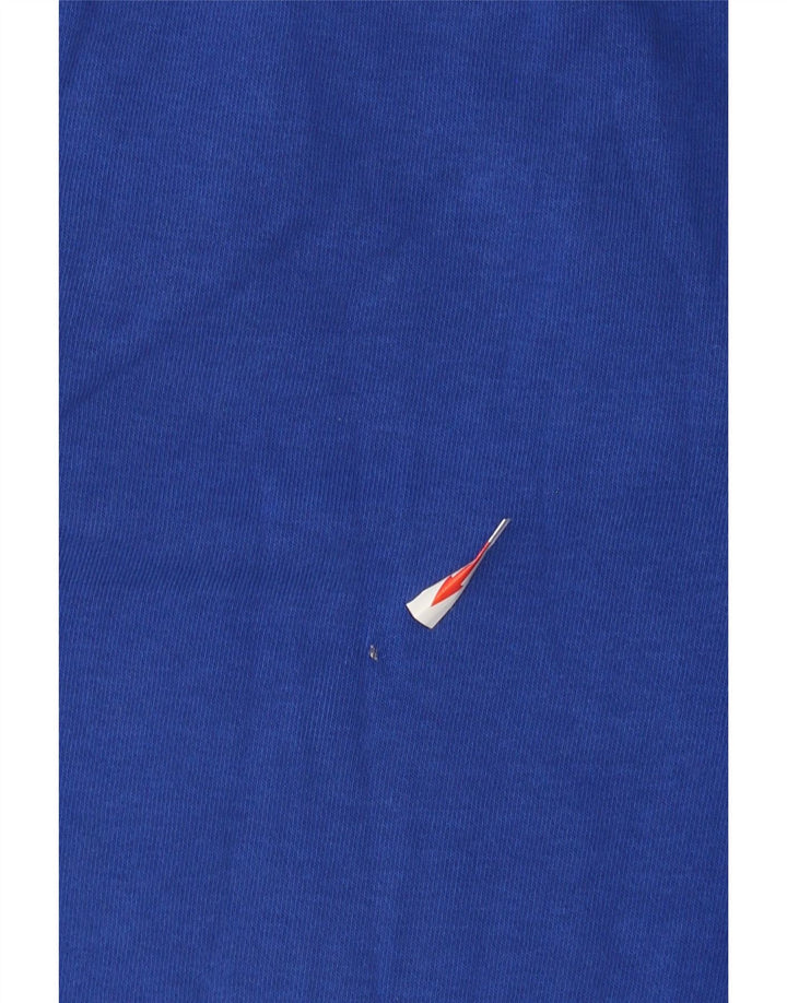 Adidas masculino gráfico calças de treino joggers médio azul algodão
