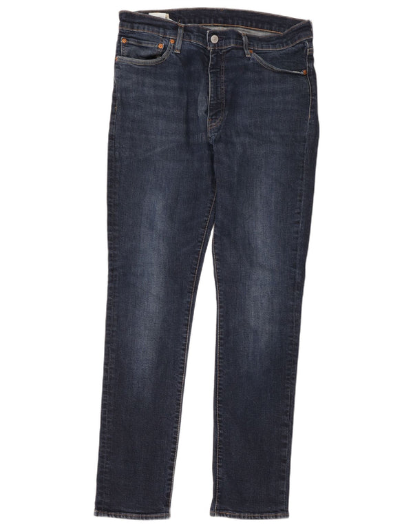 Levi's Masculino 511 Slim Jeans W36 L34 Azul Marinho Algodão