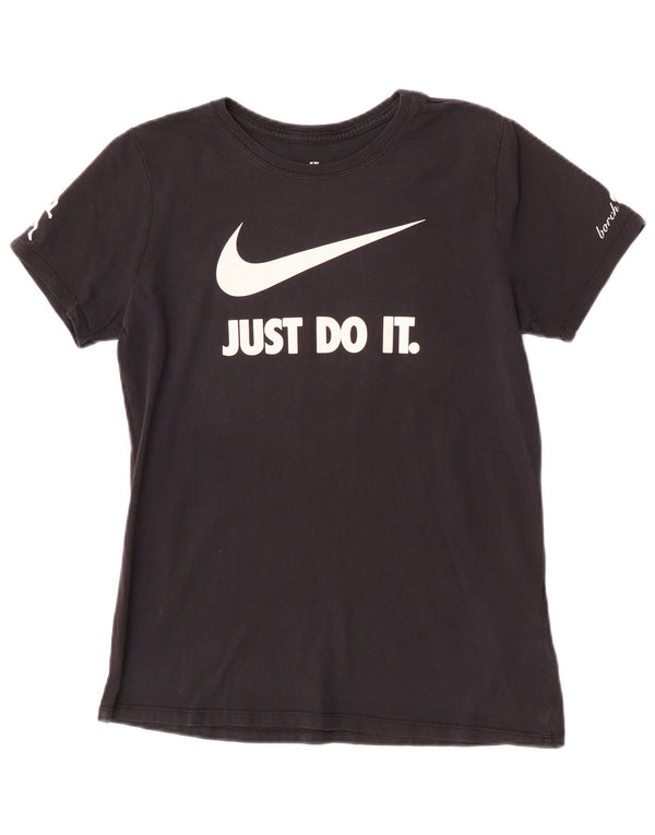 Camiseta Nike Masculina Athletic Cut Graphic Top Médio Algodão Preto