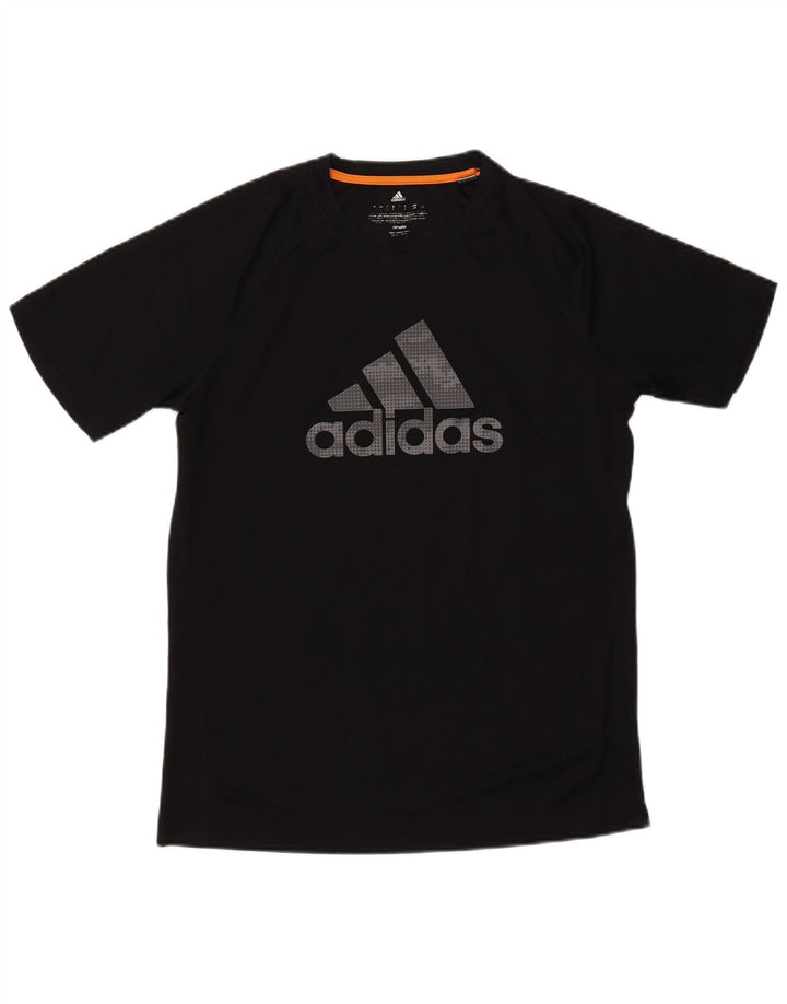 Camiseta Adidas Masculina Climalite Graphic Top Grande Poliéster Preto