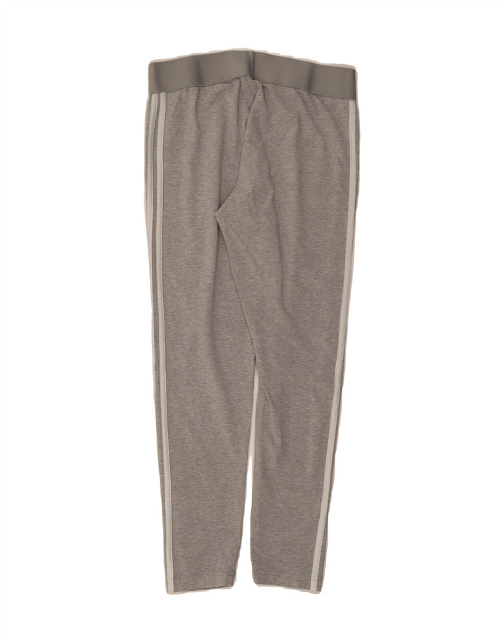 ADIDAS Womens Leggings UK 16/18 Large  Grey Vintage Adidas and Second-Hand Adidas from Messina Hembry 