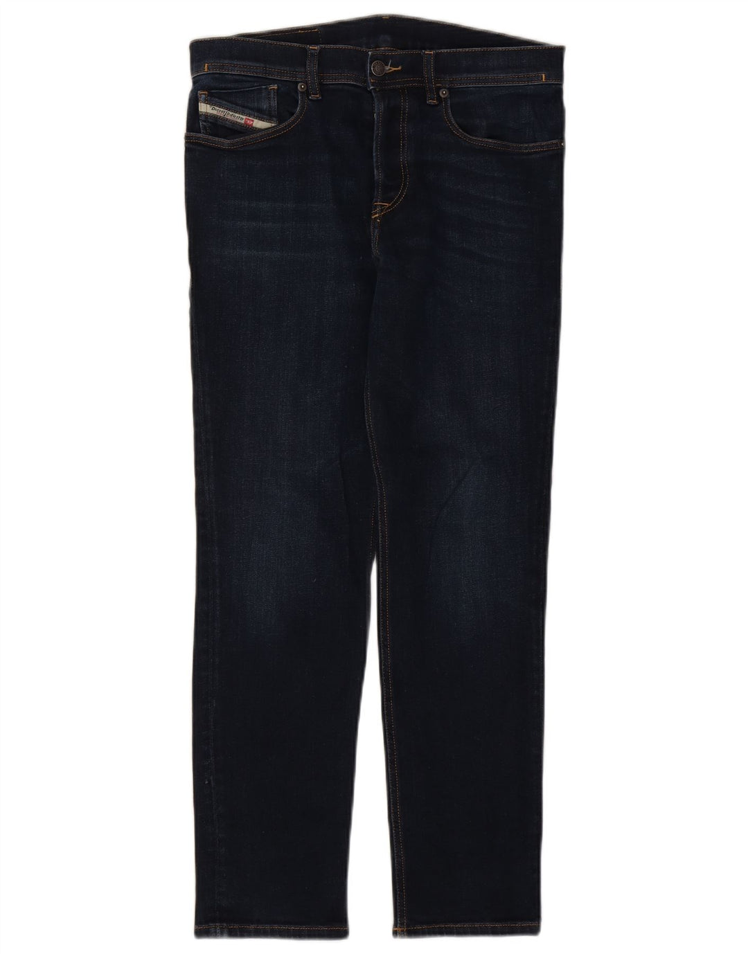 Jeans Slim Feminino Diesel W30 L30 Azul Marinho Algodão